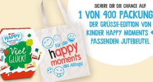 Kinder Happy Moments Pakete gewinnen